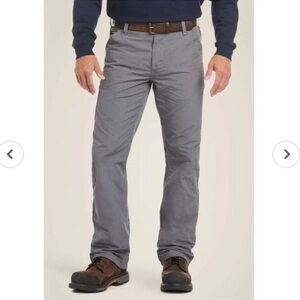 Ariat | M4 FR Pants Gray Mens 33x32 CAT2  Cargo Relaxed Boot Denim